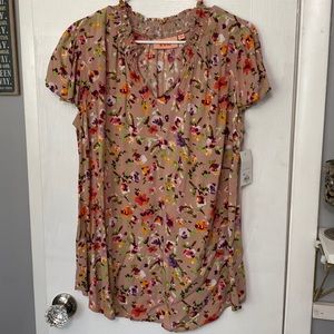 Evri Plus Size Floral Top